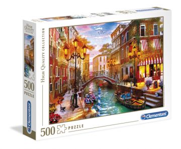 Sunset Over Venice - 500 Pc Puzzle